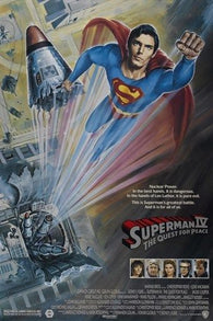 1987 SUPERMAN IV QUEST FOR PEACE movie poster CHRISTOPHER REEVE 24X36 hero