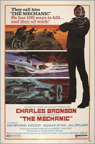 charles bronson THE MECHANIC vintage MOVIE POSTER killing machine 24X36 NEW