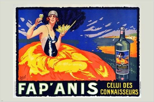 FRENCH LIQUOR AD POSTER rare hot new VINTAGE SEXY COLORFUL collectors 24X36