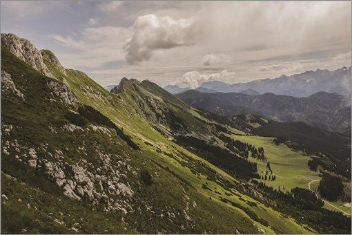 magestic MOUNTAIN and VALLEY scenic photo poster NATURE COLLECTORS 24X36 new