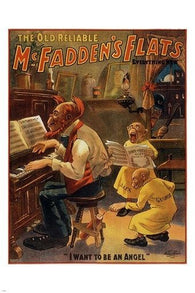 MCFADDEN'S FLATS the old reliable VINTAGE POSTER classic ANIMATED 24X36 new