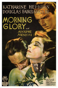 LOWELL SHERMAN'S morning glory MOVIE POSTER 1933 HEPBURN & FAIRBANKS 24X36