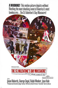 the st. valentine's day massacre MOVIE poster JASON ROBARDS murder 24X36