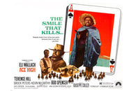 SPAGHETTI western ACE HIGH movie poster THE SMILE that KILLS 24X36 -PW0