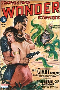 thrilling wonder stories VINTAGE COMICS POSTER mystery adventure 24X36 HOT