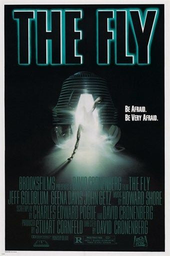 THE FLY vintage movie poster JEFF GOLDBLUM sci-fi thriller COLLECTORS 24X36