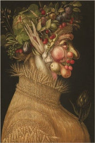 giuseppe arcimboldo SUMMER italian artist VINTAGE PAINTING poster 24X36 RARE
