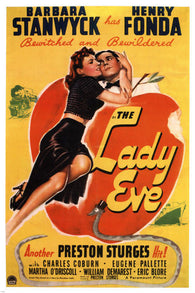 The lady eve MOVIE POSTER Barbara Stanwyck, Henry Fonda 1941 24X36 HOT RARE