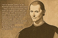 NICOLO MACHIAVELLI the prince QUOTE POSTER much safer to be feared 24X36 NEW