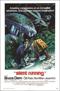 vintage movie poster SILENT RUNNING bruce dern ACTION ADVENTURE 24X36 hot