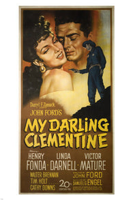 MY DARLING CLEMENTINE movie poster JOHN FORD henry fonda 1946 24X36 NEW