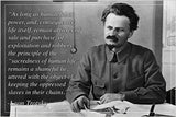 marxist revolutionary LEON TROTSKY motivational QUOTE POSTER 24X36 political