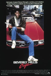 beverly HILLS COP vintage movie poster EDDIE MURPHY funny COLLECTORS 24X36