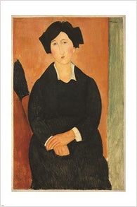 THE ITALIAN WOMAN vintage art poster AMEDEO MODIGLIANI classic rare 24X36