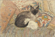 CAT AND HER KITTEN theophile alexandre steinlen ADORABLE kid-friendly 24X36