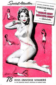 miss universe winners THE WORLDS MOST BEAUTIFUL GIRLS pinup poster 24X36 HOT