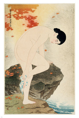 ITO SHINSUI the fragrance of a bath FINE ARTS POSTER 1930 24X36 japanese
