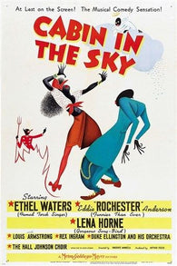 LENA HORNE ETHEL WATERS cabin in the sky 1943 MOVIE POSTER musical 24X36 GEM