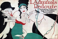 ADMIRALS-REDOUTE vintage AD poster E. Deutsch GERMANY 1912 24X36 collectors