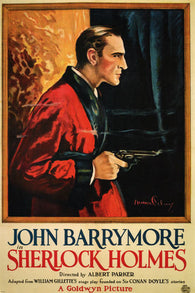 ALBERT PARKER'S SHERLOCK HOLMES movie poster John Barrymore mystery 24X36 - PW0