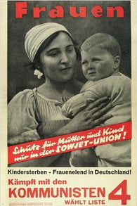 interwar communist vintage ad poster GERMAN COLLECTORS POLITICAL 24X36 #4