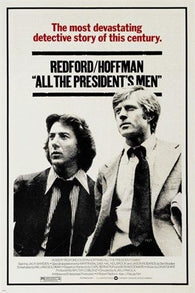 all the PRESIDENTS MEN vintage movie poster REDFORD & HOFFMAN classic 24X36