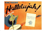 KING VIDOR'S HALLELUJAH movie poster DANCE RHYTHM COLORFUL 1929 24X36
