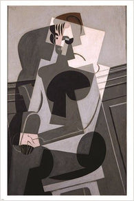 portrait de madame josette gris JUAN GRIS vintage art poster CUBISM 24X36