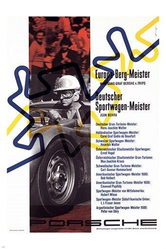 SPORTS CAR RACING vintage ad poster SPEED PRECISION remarkable 24X36