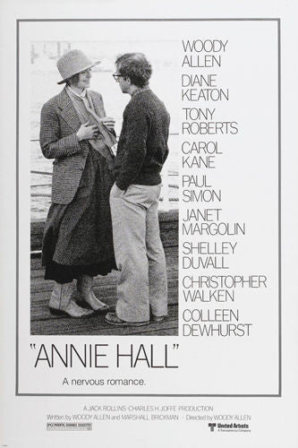 ANNIE HALL movie poster diane KEATON woody ALLEN funny QUIRKY ironic 24X36