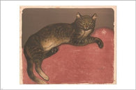 CAT on a CUSHION theophile alexandre steinlen VINTAGE ART POSTER 24X36 rare