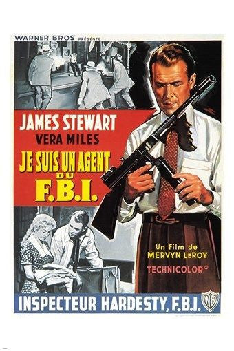 french version I DIED A THOUSAND TIMES movie poster JAMES STEWART 24X36 HOT