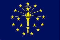 indiana official state flag POSTER collectors HISTORIC POLITICAL 24X36 new