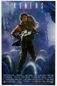 SIGOURNEY WEAVER classic movie poster ALIENS sci-fi thriller SPACE 24X36 hot