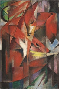 FRANZ MARC the foxes VINTAGE PAINTING ART POSTER german impressionist 24X36