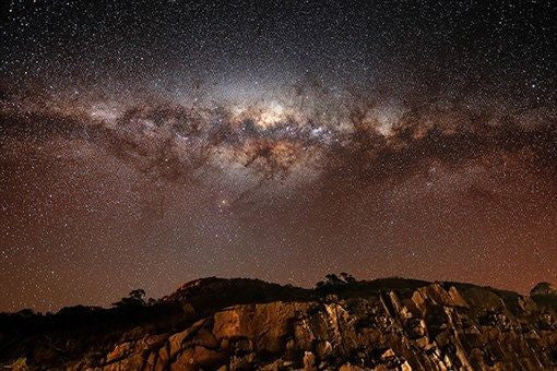 MILKY WAY spectacular view CLOUDS STARS outer space COLLECTORS unusual 24X36