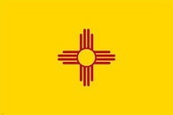 NEW MEXICO OFFICIAL FLAG POSTER symbolic historic collectors political 24X36