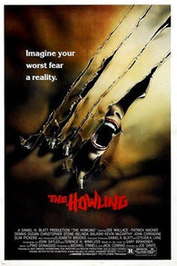 the HOWLING vintage movie poster CLASSIC COMIC HORROR dee wallace 24X36 WILD