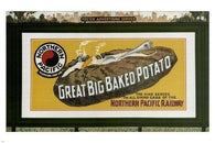 NORTHERN PACIFIC BILLBOARD vintage AD poster UNITED STATES 1913 24X36 classic