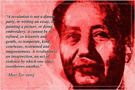 communist revolutionary MAO TSE-TUNG motivational QUOTE POSTER 24X36 bold