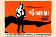 classic THE GRADUATE movie poster DUSTIN HOFFMAN ANN BANCROFT sexy 24X36 - YW0