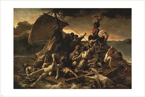 RAFT OF THE MEDUSA vintage painting art poster GERICAULT 1819 24X36 classic