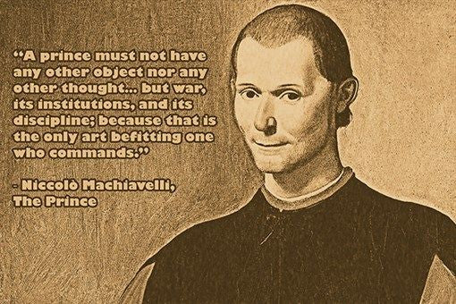 THE PRINCE nicolo machiavelli PHOTO QUOTE POSTER art of war RARE 24X36 hot