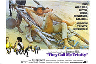 THEY CALL ME TRINITY movie poster TERENCE HILL western fun RELAXED 24X36