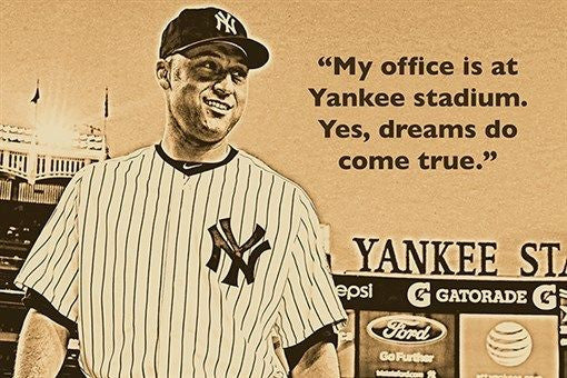 derek jeter QUOTE PHOTO POSTER 