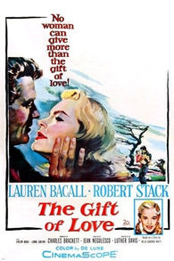 LAUREN BACALL robert stack THE GIFT OF LOVE movie poster ROMANCE HOT 24X36