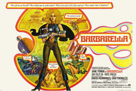 CLASSIC BARBARELLA movie poster JANE FONDA sexy sci-fi COLLECTABLE 24X36