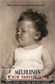 MELHUISH'S NEW HARVEST vintage ad  SCOTLAND 1930 collectors 24X36 RARE