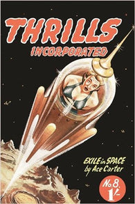 THRILLIS incorporated VINTAGE COMIC BOOK COVER poster OUTER SPACE 24X36 new