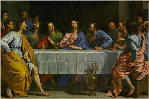 JESUS CHRIST the last supper PAINTING poster RELIGIOUS COLLECTORS 24X36 hot